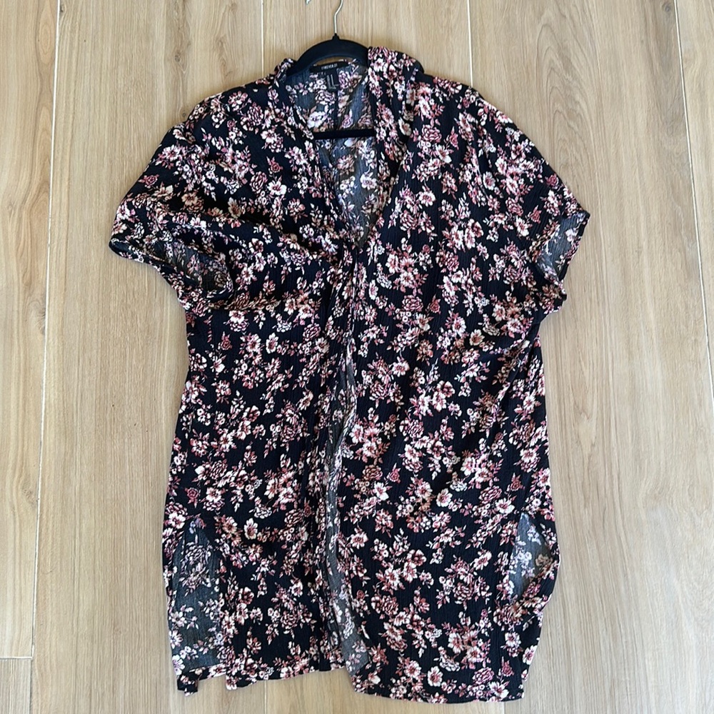Forever 21 floral kimono